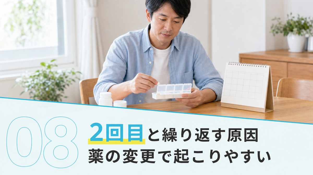初期脱毛の2回目と繰り返す原因を解説する見出しイメージ