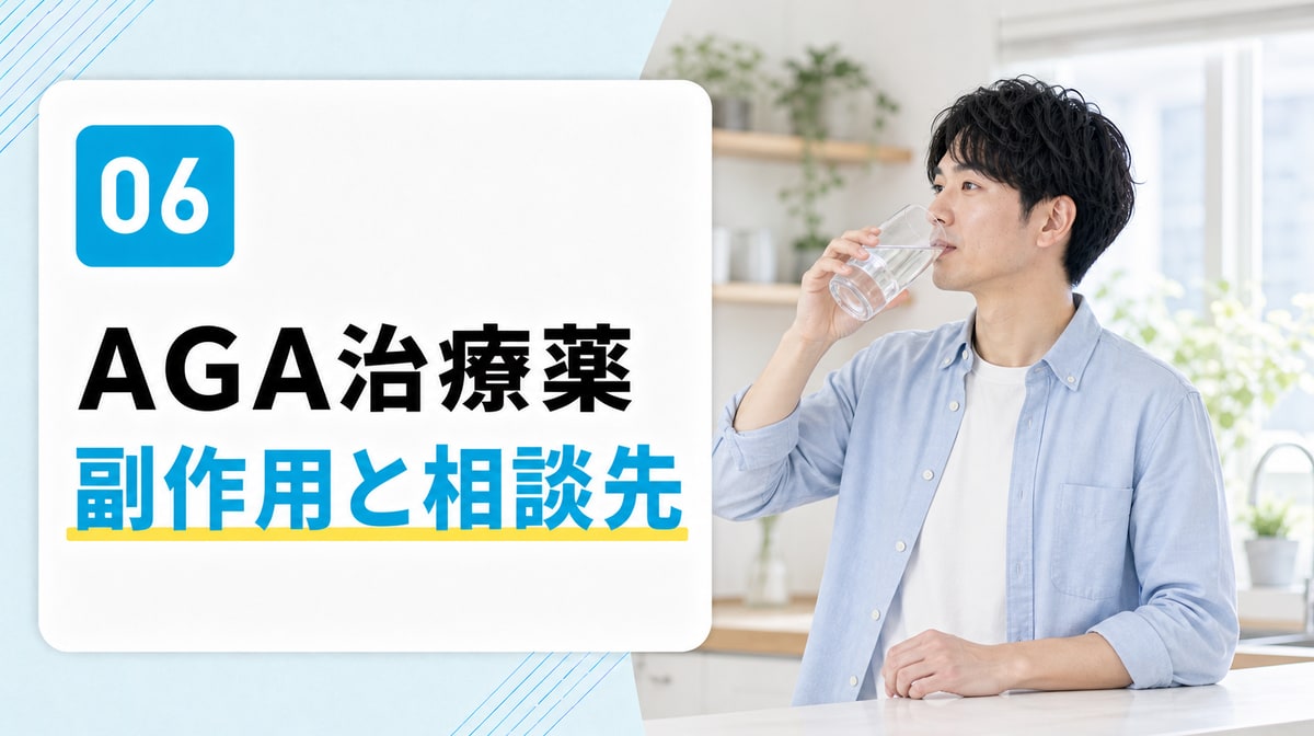 DMMで処方されるAGA治療薬の副作用と相談先