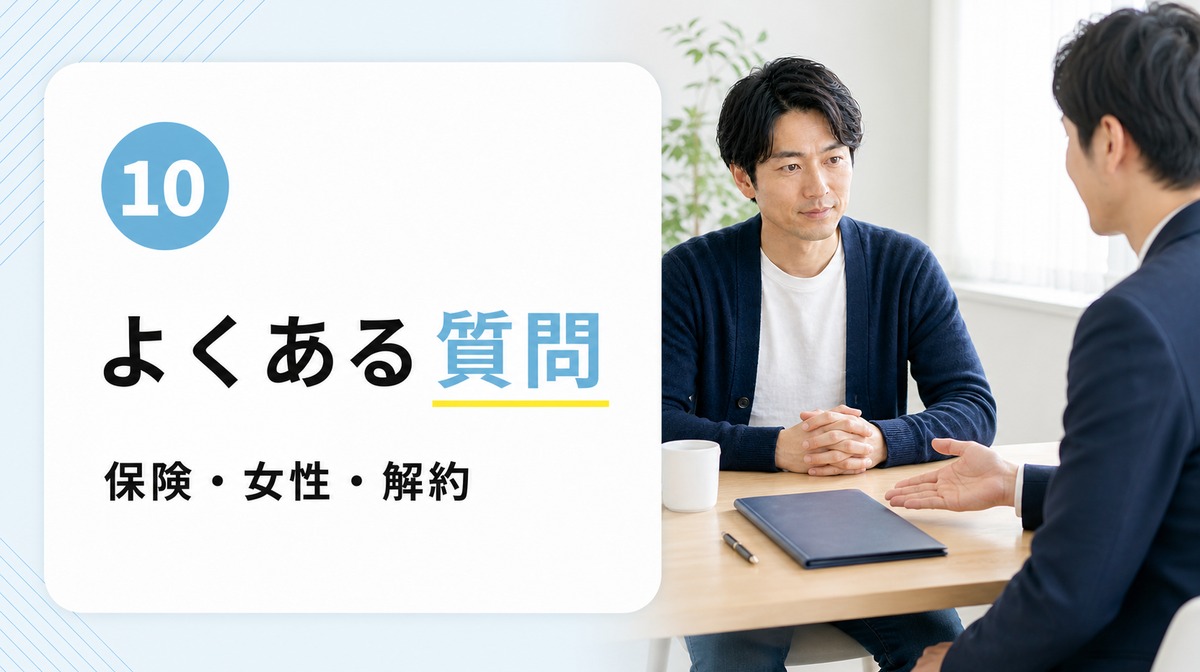 ゴリラクリニックのAGA治療に関する保険・女性・解約の質問